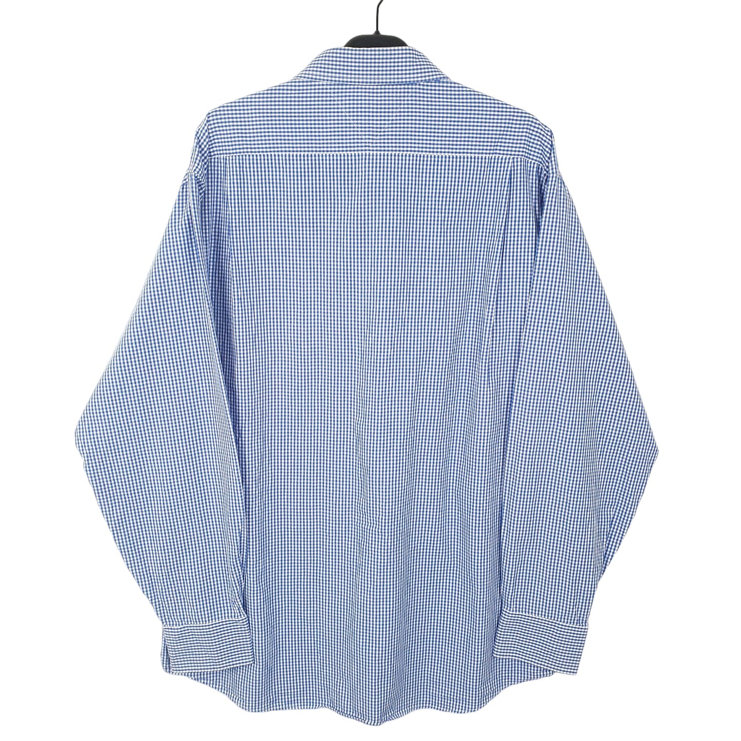 Tommy Hilfiger Long Sleeve Regular Fit Gingham Shirt Blue