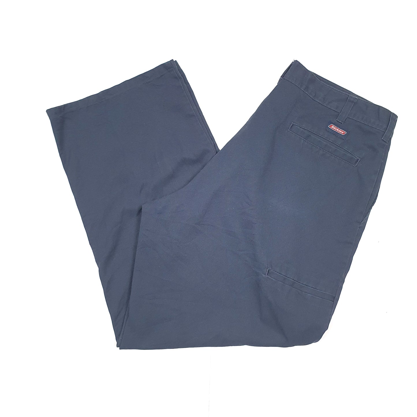 Mens Dickies Double Knee Navy Carpenter Trousers W34 L30 Navy