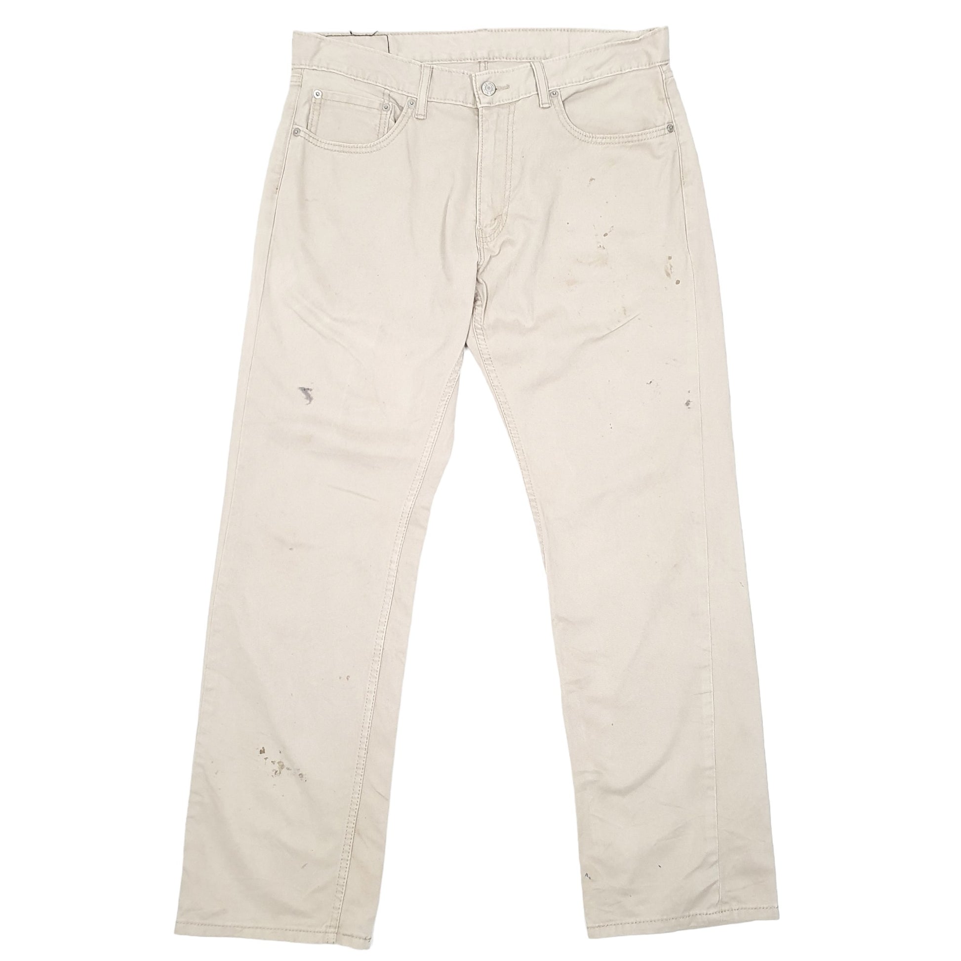 Mens Beige Levis 559 Relaxed Chino Trousers