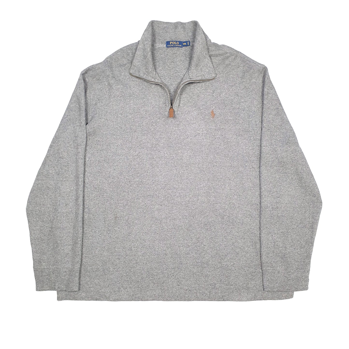 Grey Polo Ralph Lauren Quarter Zip Jumper