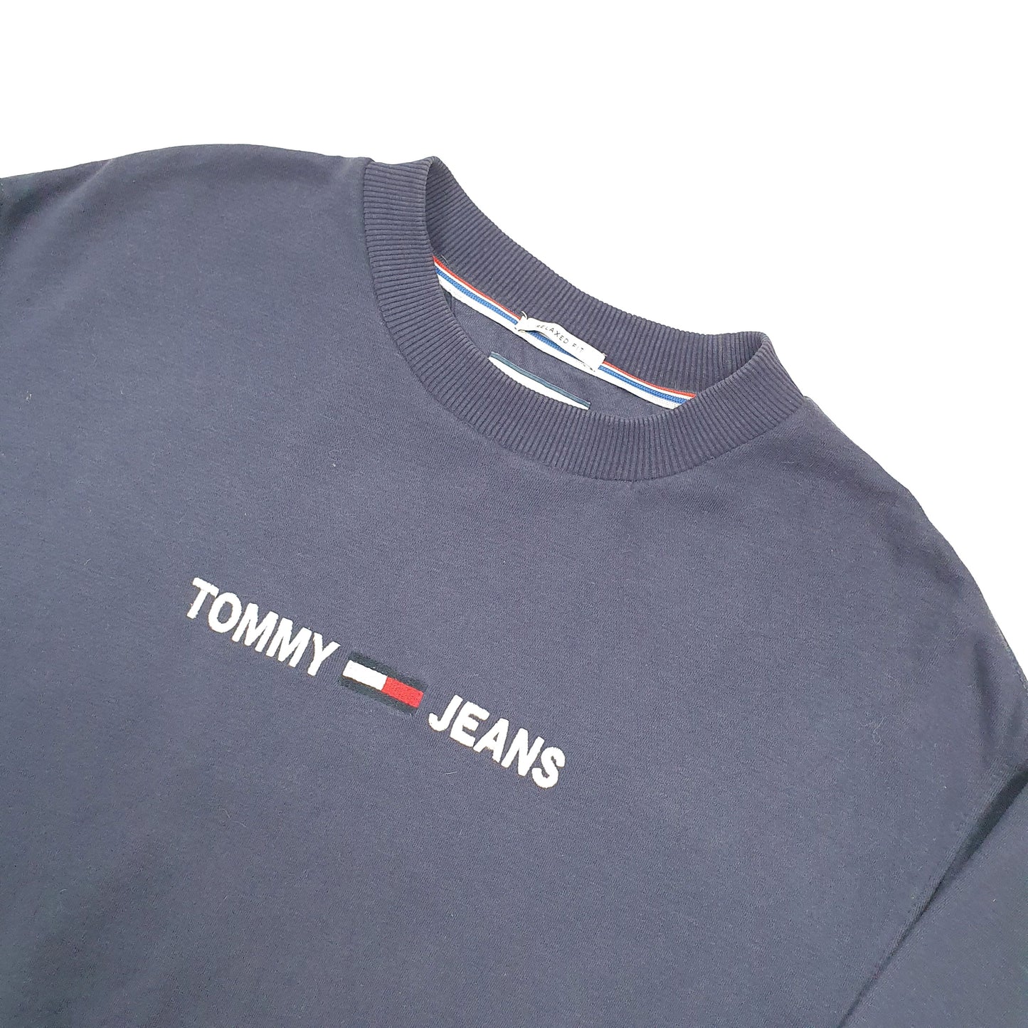 Tommy Hilfiger Tommy Jeans Spellout Crewneck M Navy