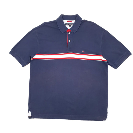 Mens Navy Tommy Hilfiger  Short Sleeve Polo Shirt