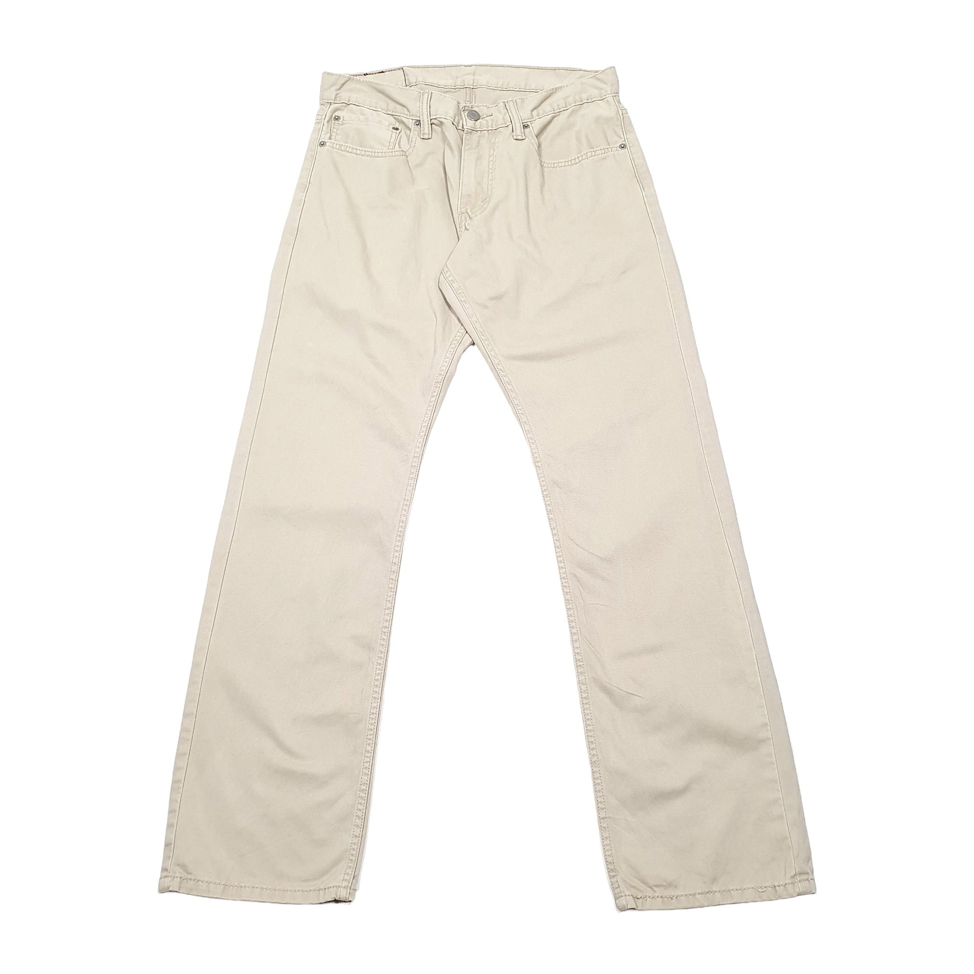 Levis 514 Straight Fit Jeans W32 L31 Cream