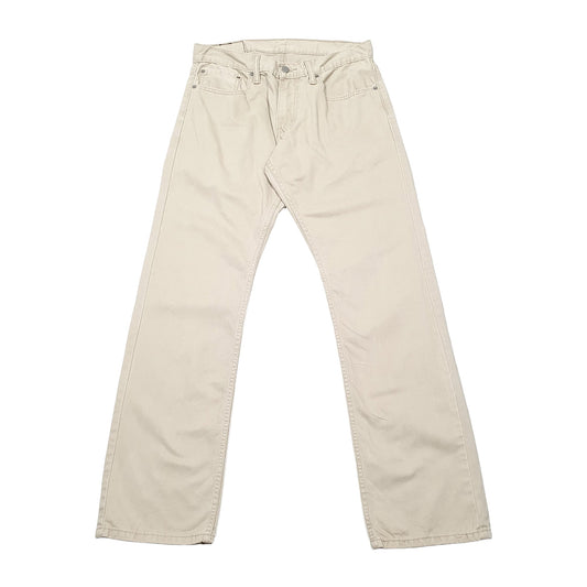 Levis 514 Straight Fit Jeans W32 L31 Cream