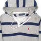 Mens Grey Polo Ralph Lauren Rugby Hoodie Jumper