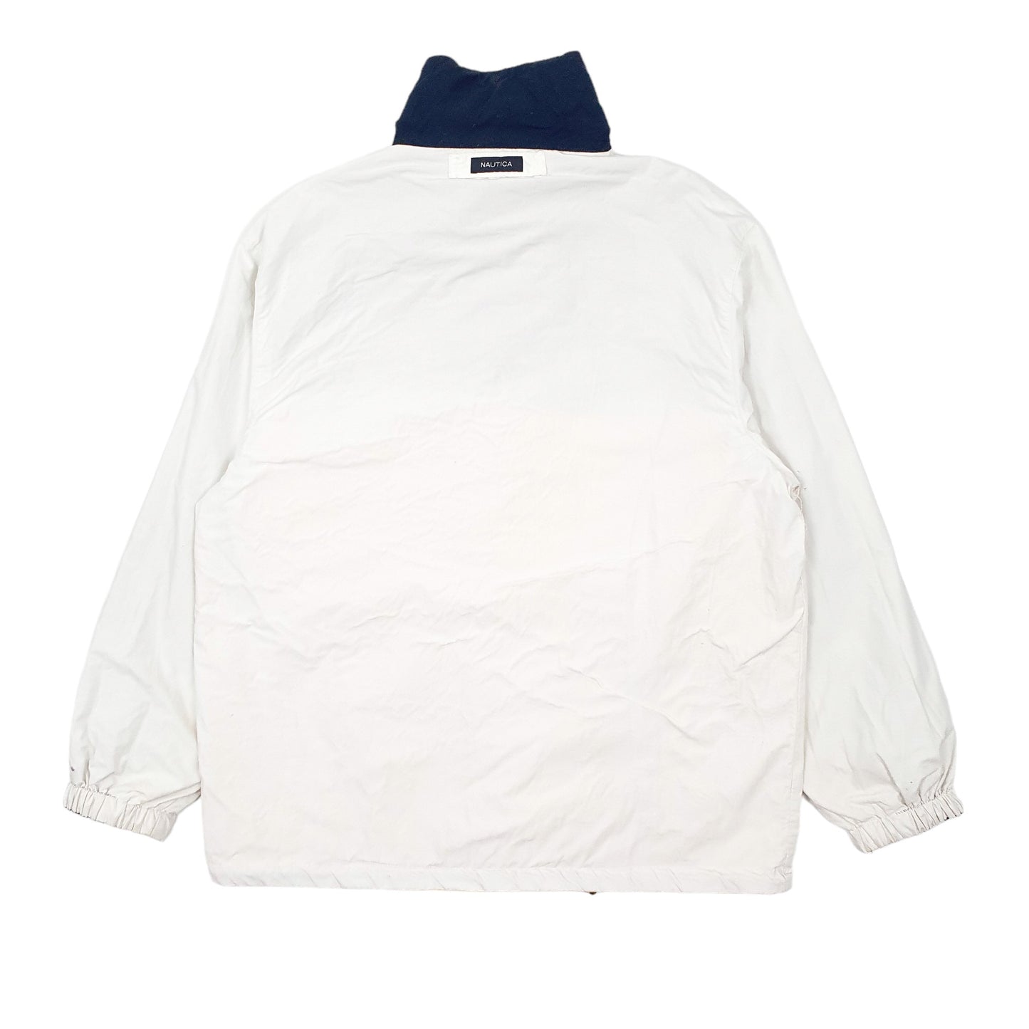 Mens Yellow Nautica Reversible Hooded Sailing  Coat