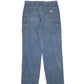 Carhartt Casual Loose Fit Carpenter Jeans W36 L34 Blue