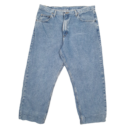 Wrangler Regular Straight Fit Jeans W37 L27 Blue