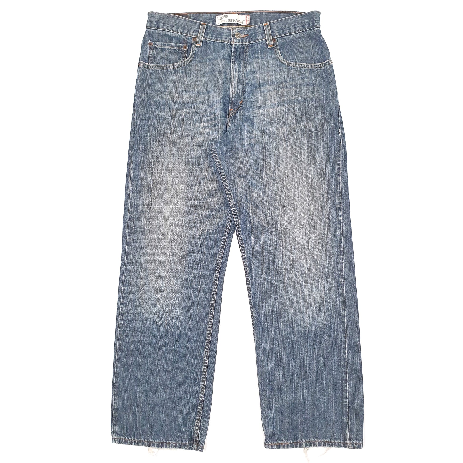 Levis 569 Loose Fit Jeans W33 L32 Blue