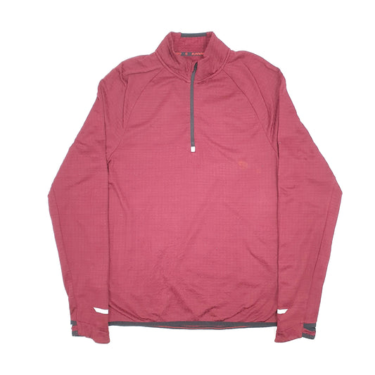 Champion Active Running Quarter Zip S Burgundy