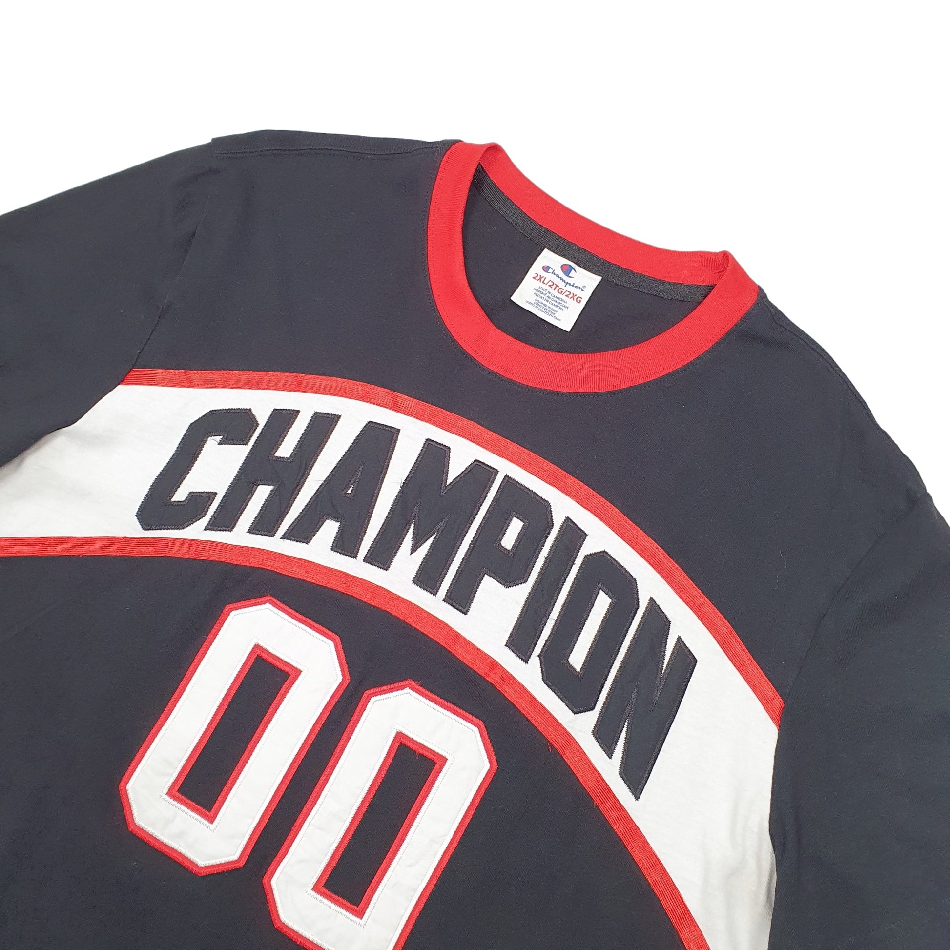 Champion Spellout Short Sleeve T Shirt Black