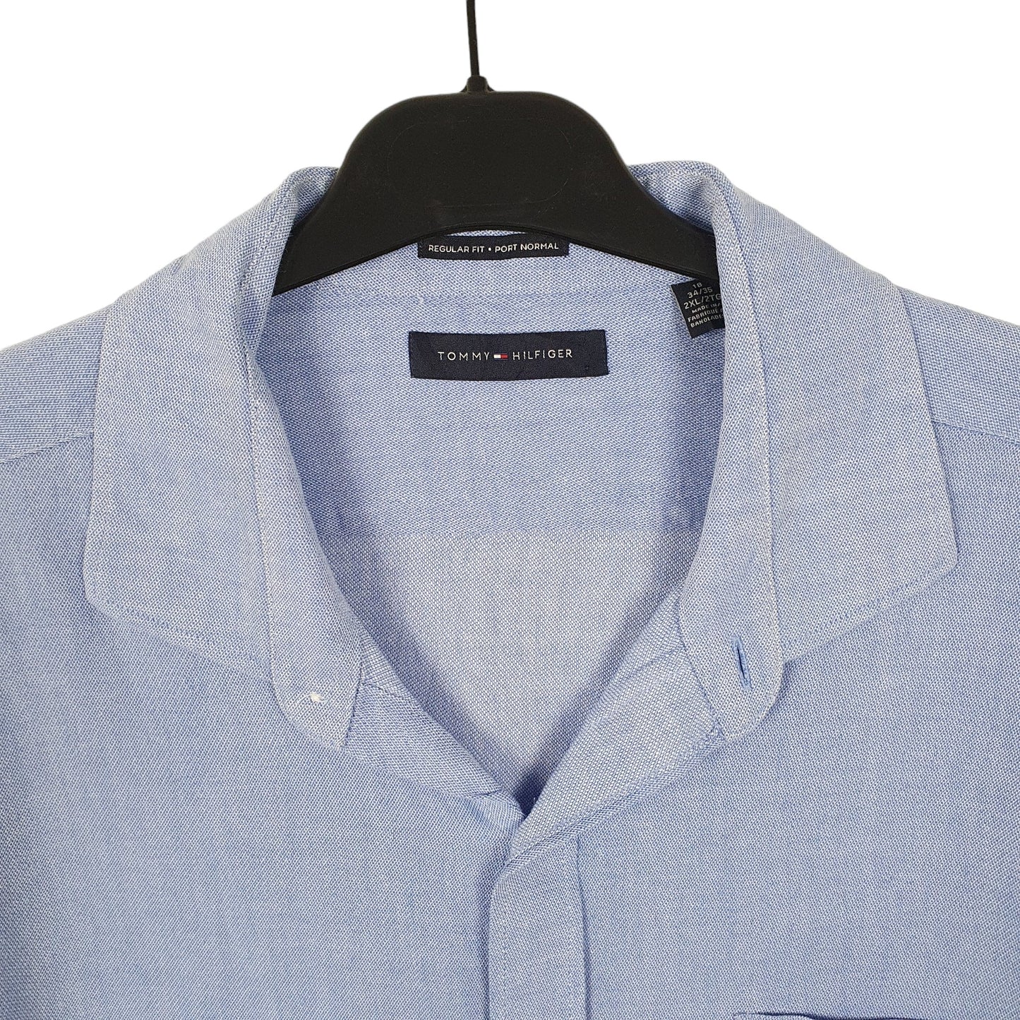Tommy Hilfiger Long Sleeve Regular Fit Shirt Blue