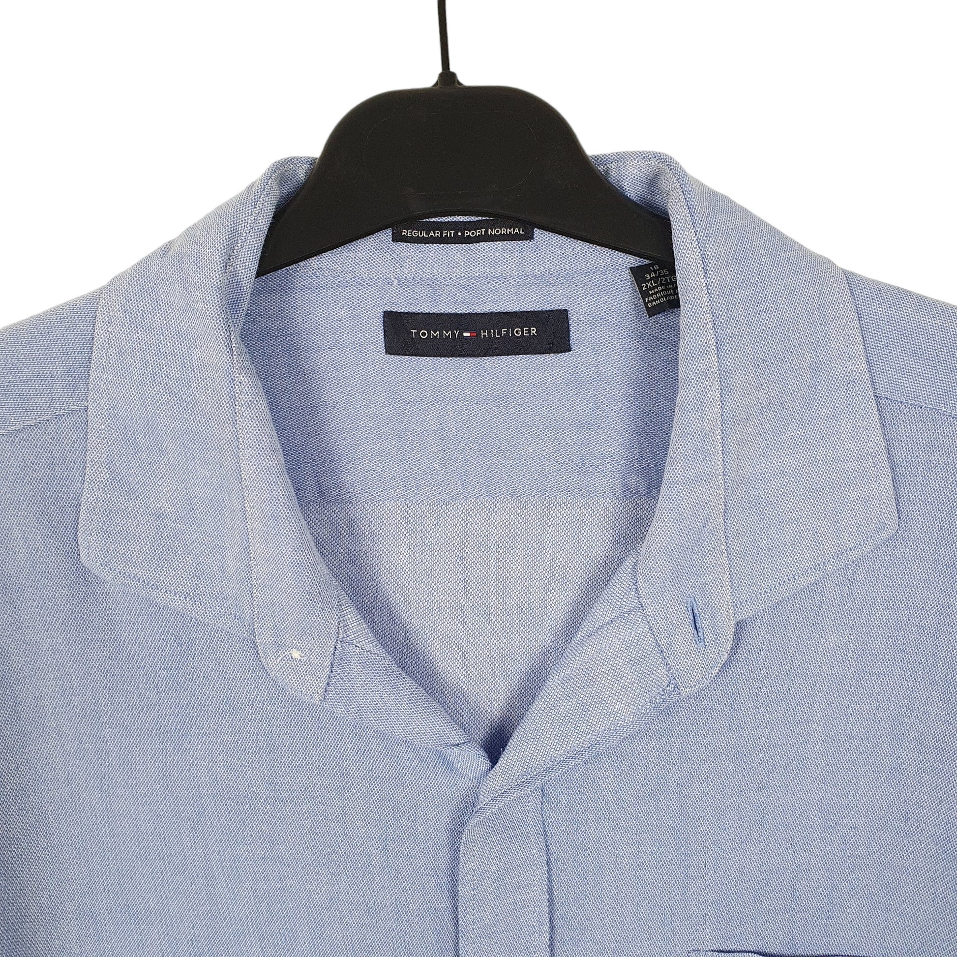 Tommy Hilfiger Long Sleeve Regular Fit Shirt Blue