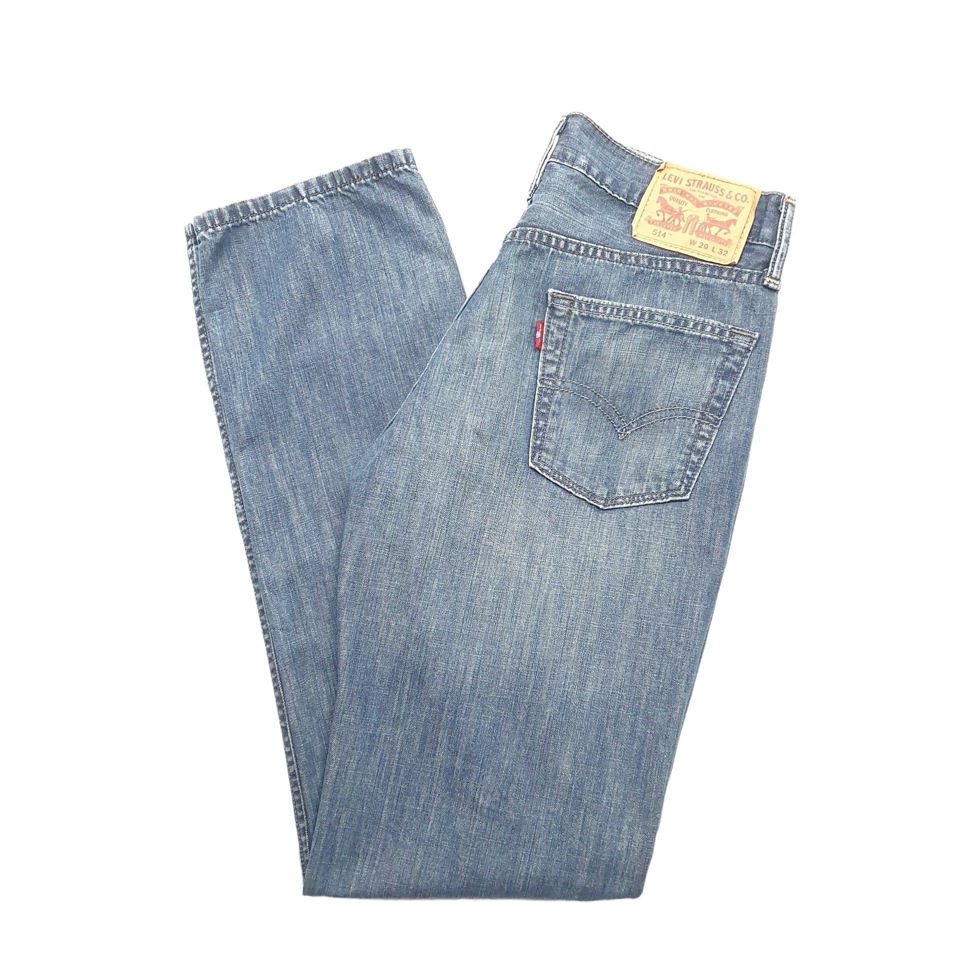 Levis 514 Straight Fit Jeans W29 L32 Blue