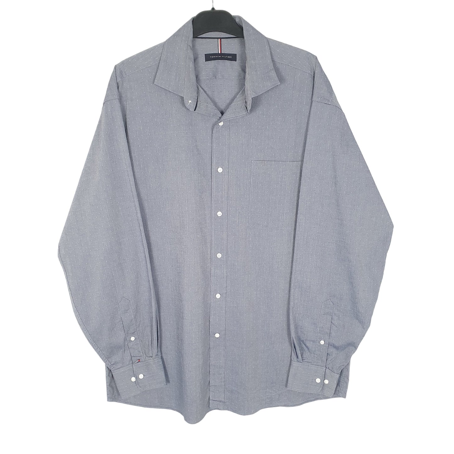 Tommy Hilfiger Long Sleeve Regular Fit Shirt Grey