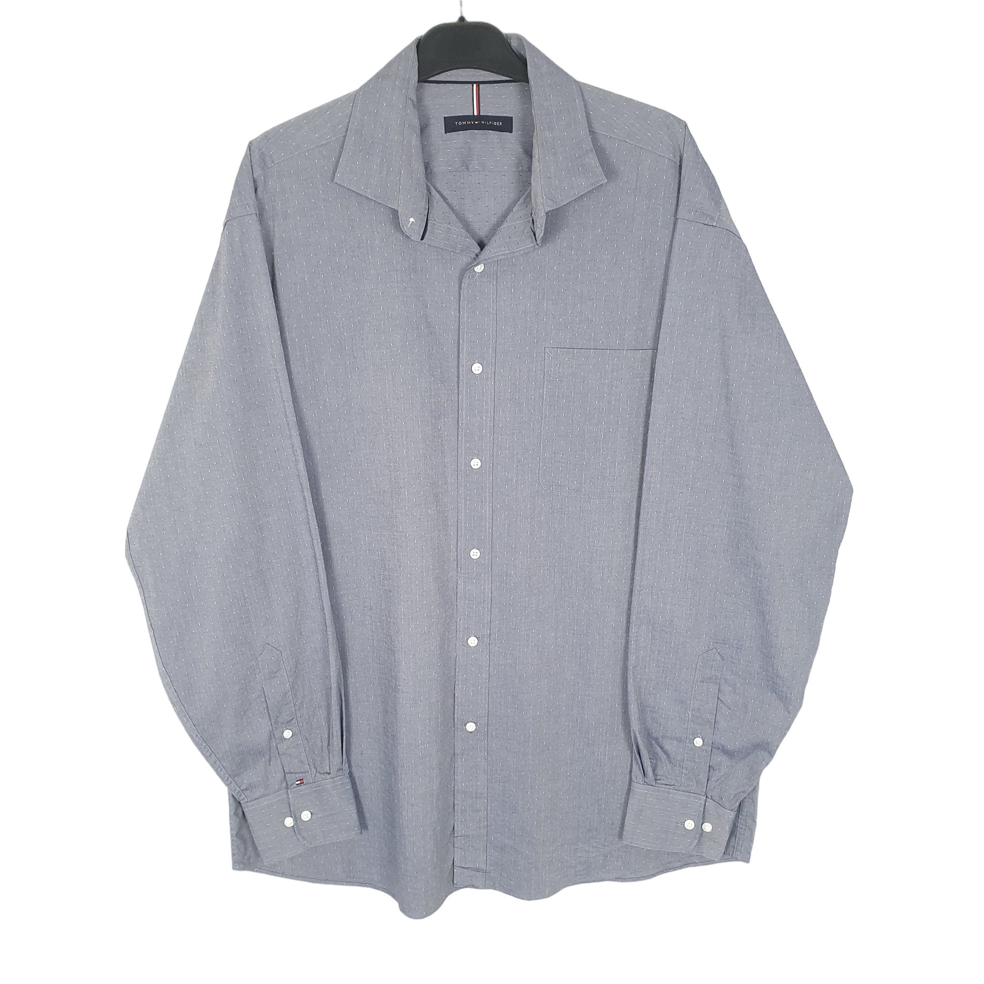Tommy Hilfiger Long Sleeve Regular Fit Shirt Grey