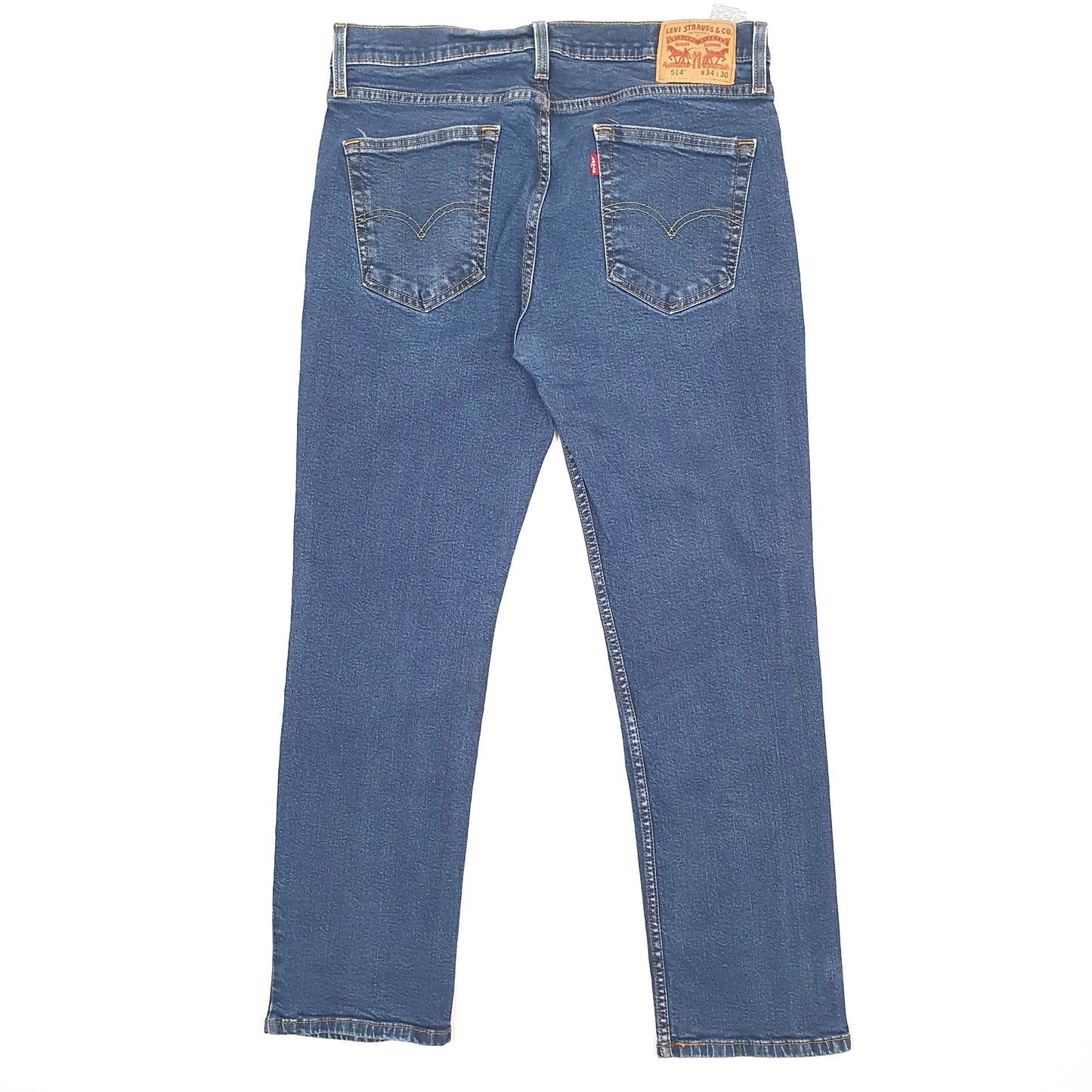 Levis 514 Straight Fit Jeans W34 L30 Blue