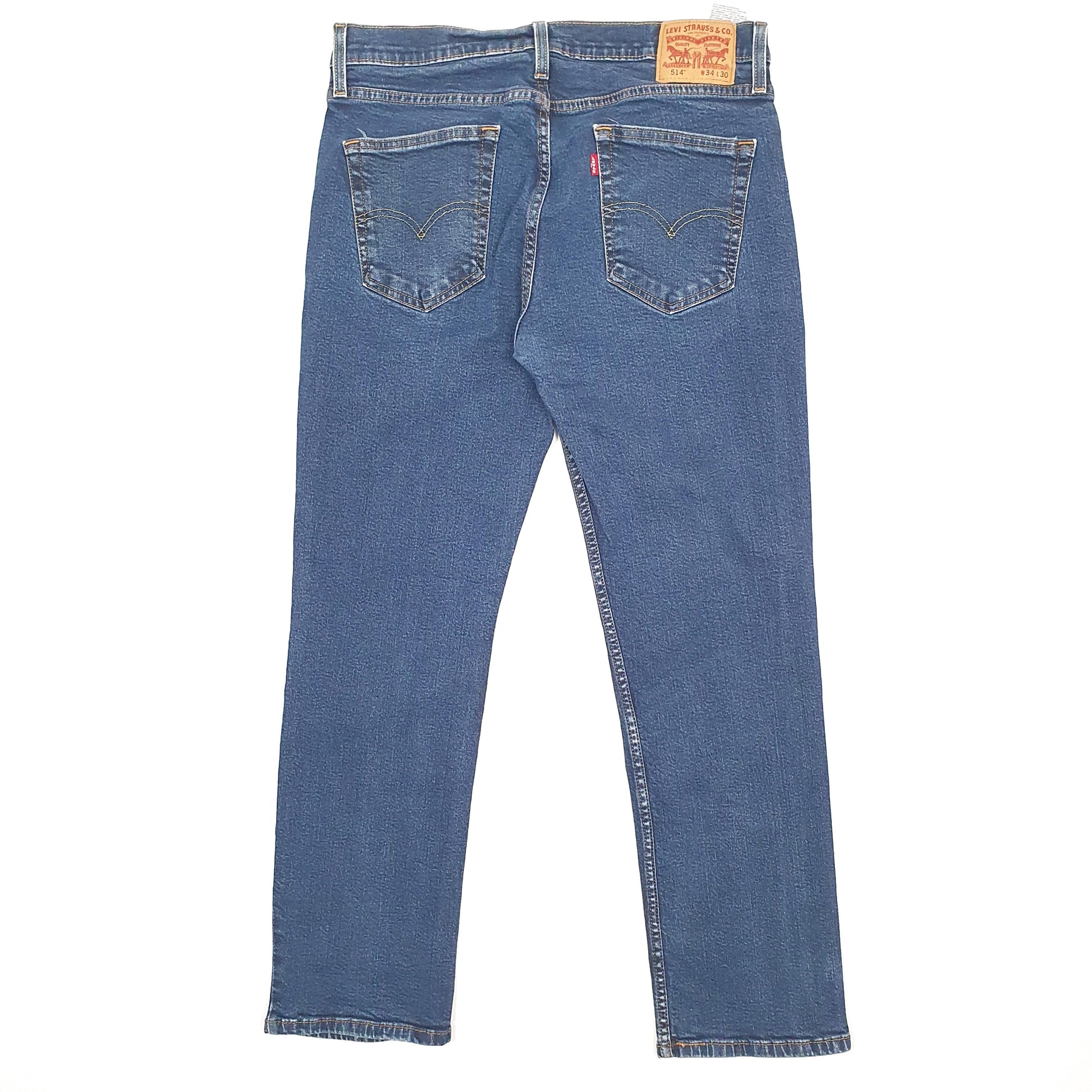 Levis 514 Straight Fit Jeans W34 L30 Blue