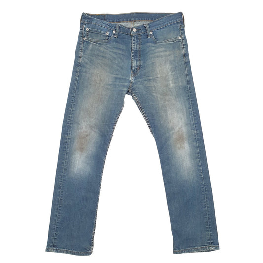 Levis 513 Slim Fit Stretch Jeans W34 L30 Blue