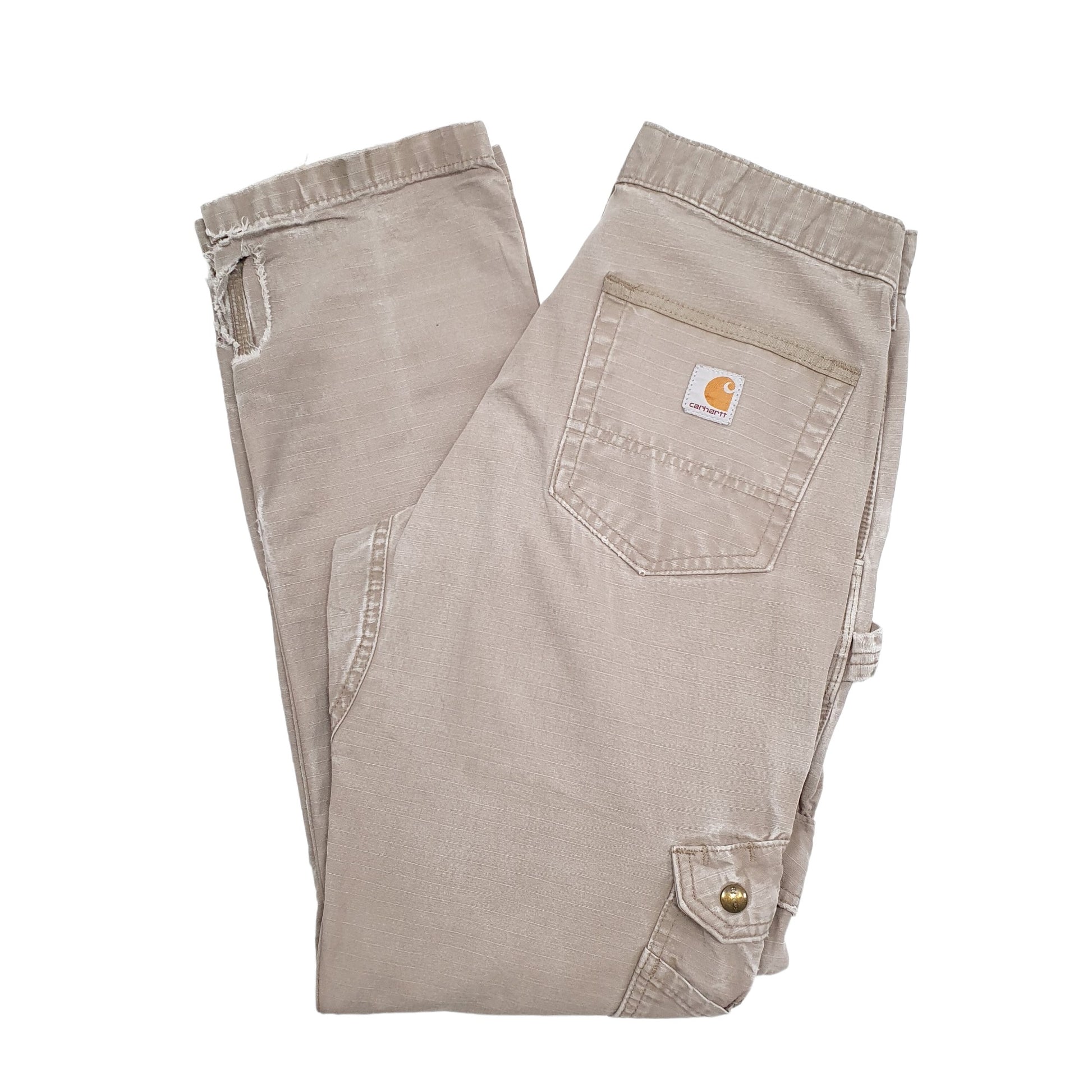 Mens Beige Carhartt  Carpenter Trousers