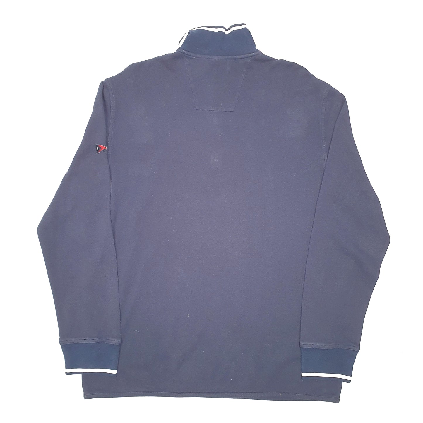 Mens Navy Nautica  Quarter Zip Jumper