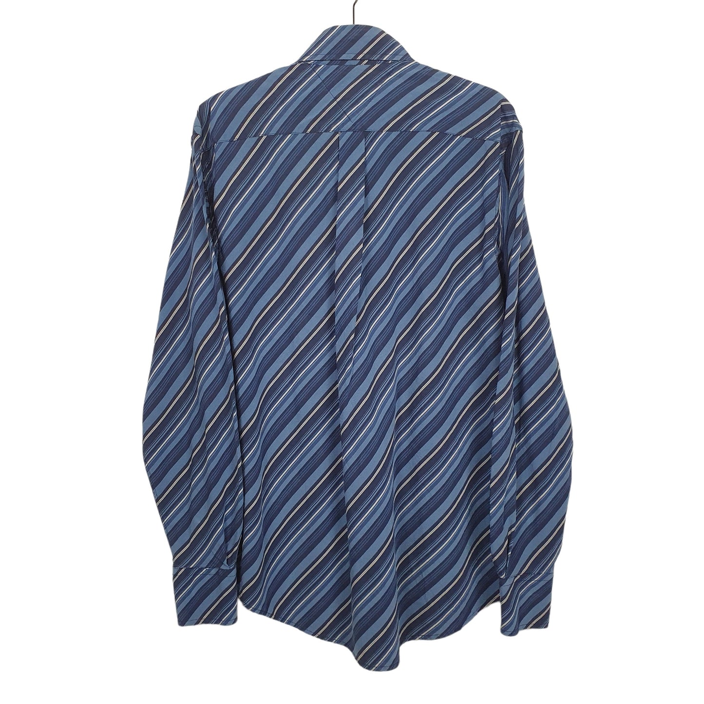 Tommy Hilfiger Long Sleeve Regular Fit Check Shirt Blue