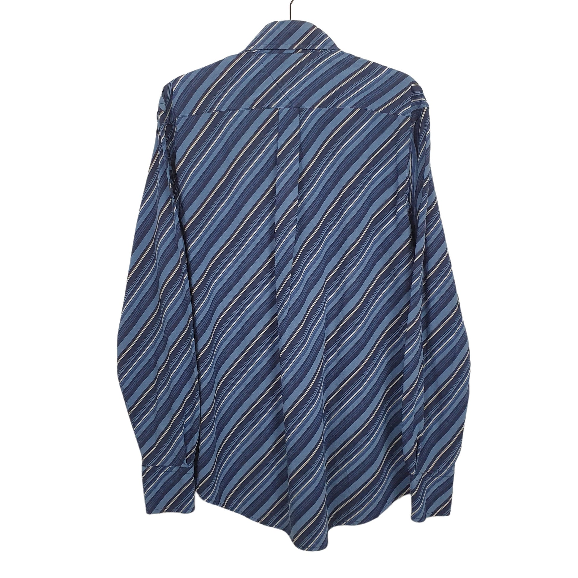 Tommy Hilfiger Long Sleeve Regular Fit Check Shirt Blue