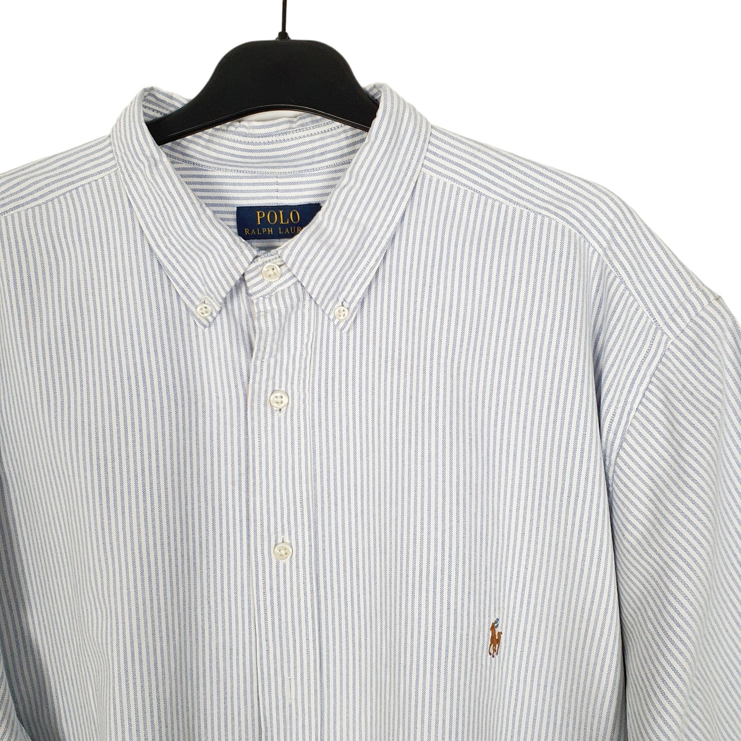 Ralph Lauren Short Sleeve Regular Fit Striped Shirt Blue