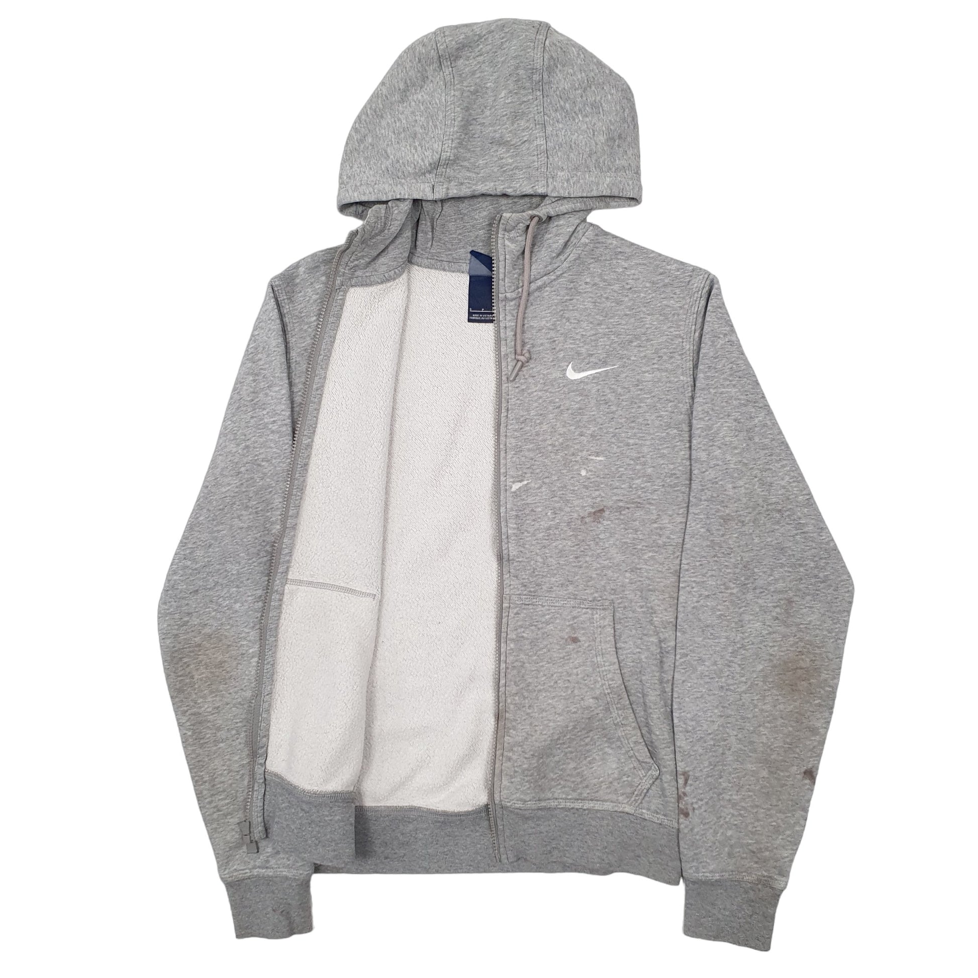 Mens Grey Nike Hoodie Tech Full Zip Jumper