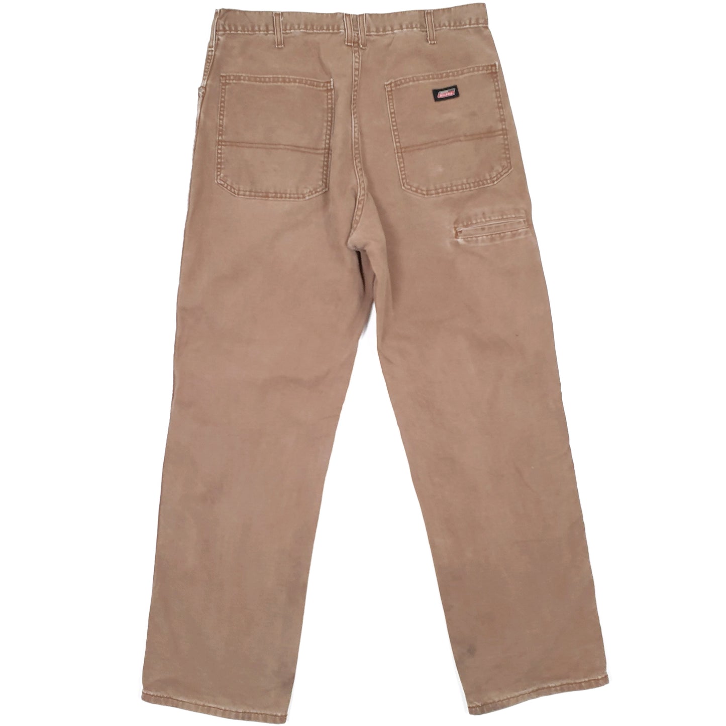 Mens Dickies Brown Carpenter Trousers W34 L30 Brown