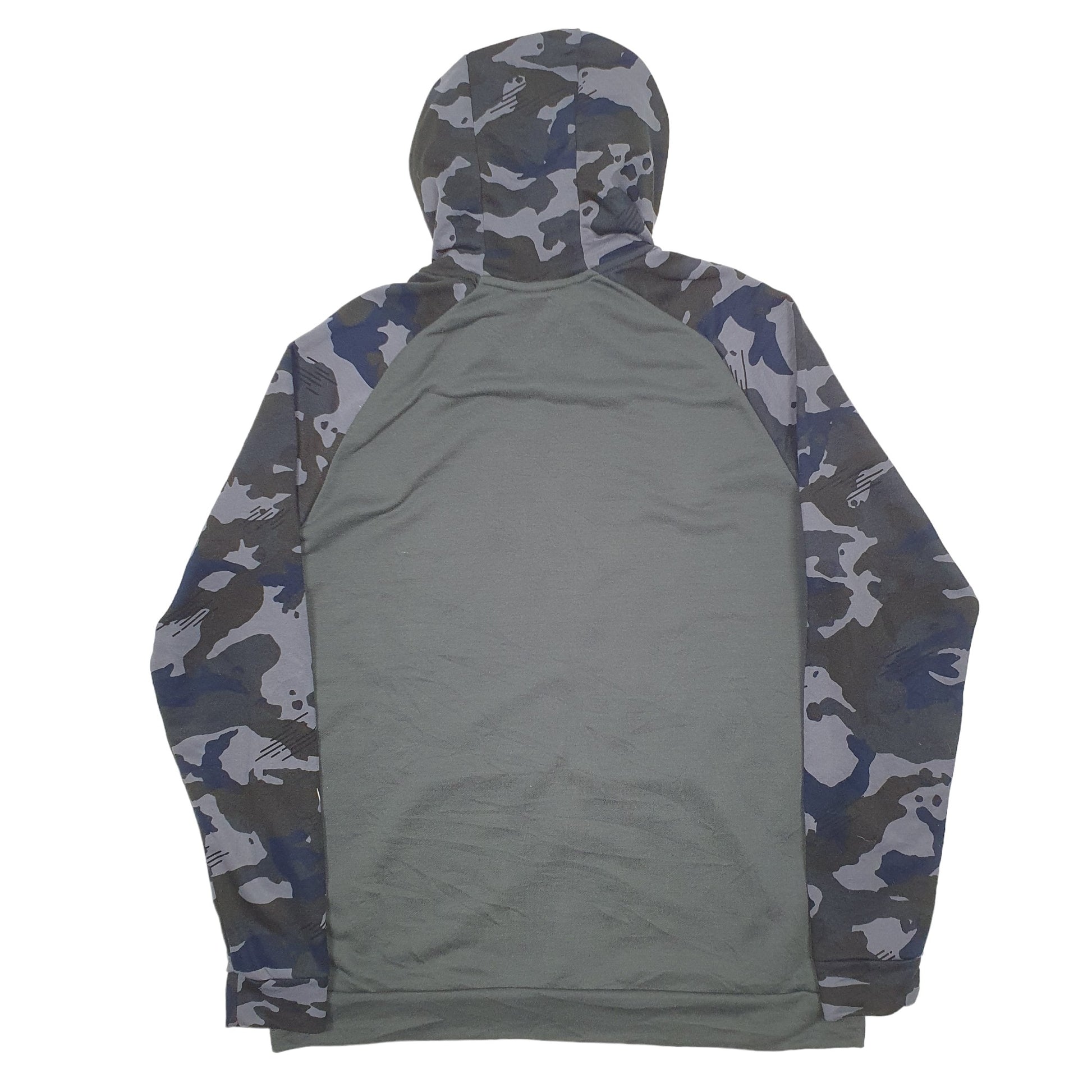 Mens Khaki Nike Dri Fit Running Activewear Full Zip Jumper