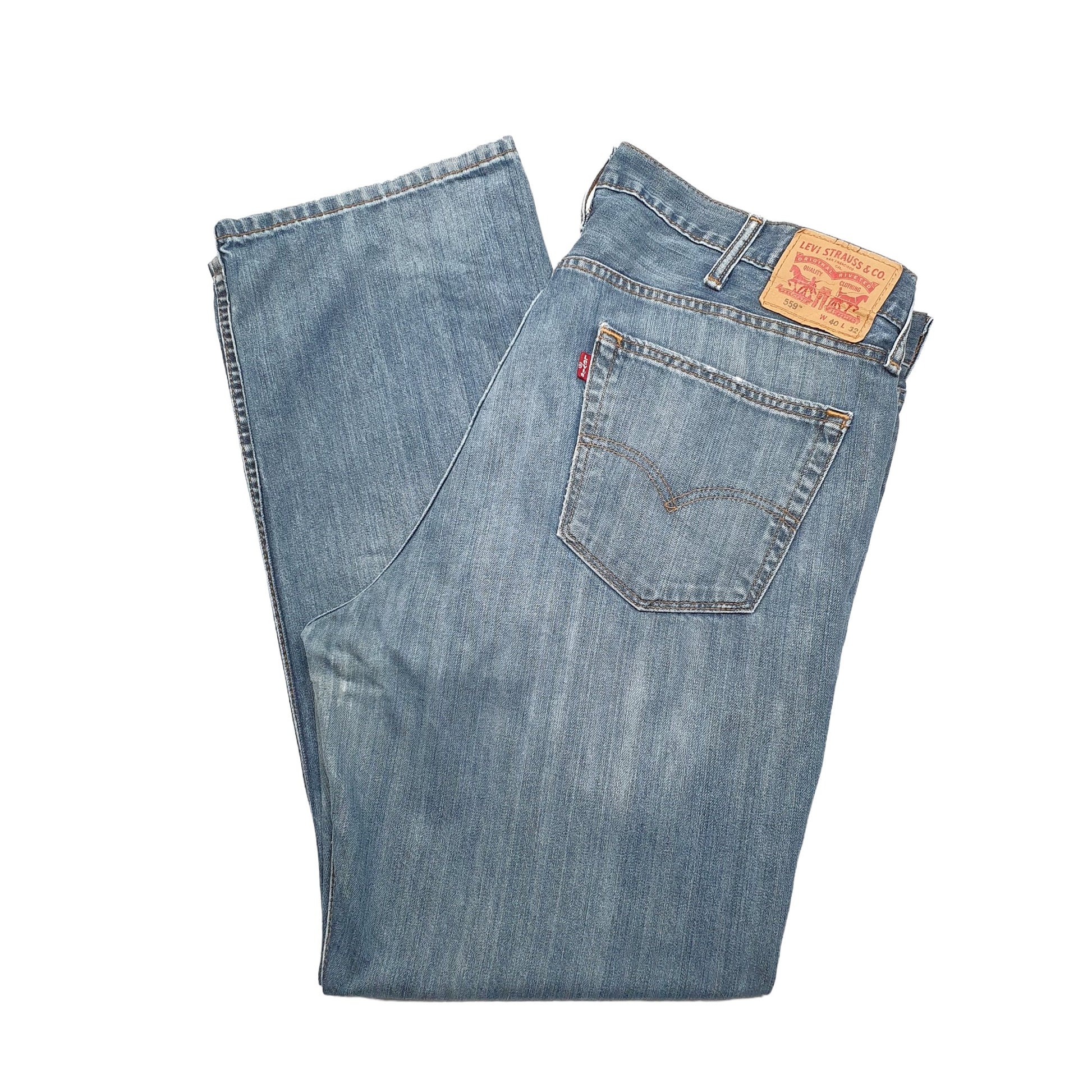 Levis 559 Relaxed Fit Jeans W40 L32 Blue