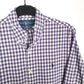 Polo Ralph Lauren Long Sleeve Custom Fit Gingham Shirt Purple
