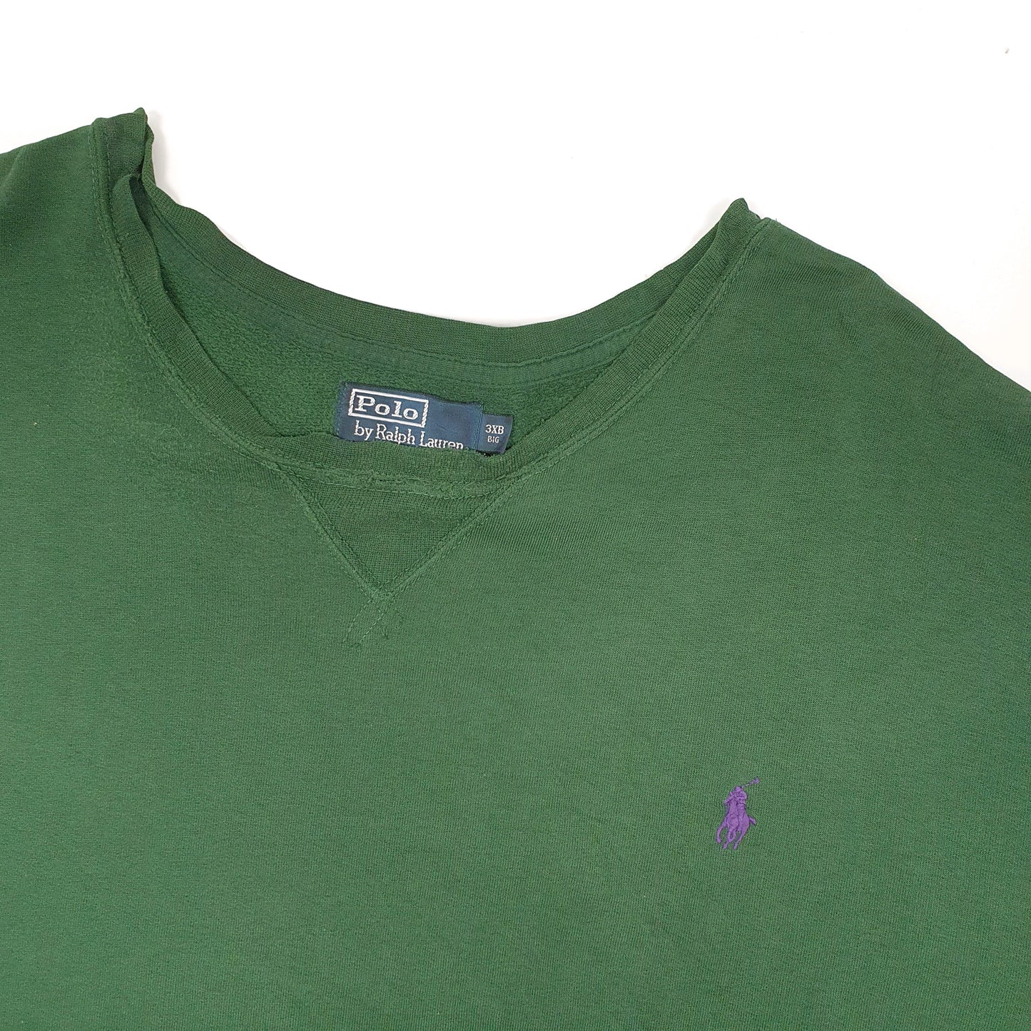 Mens Green Polo Ralph Lauren  Crewneck Jumper