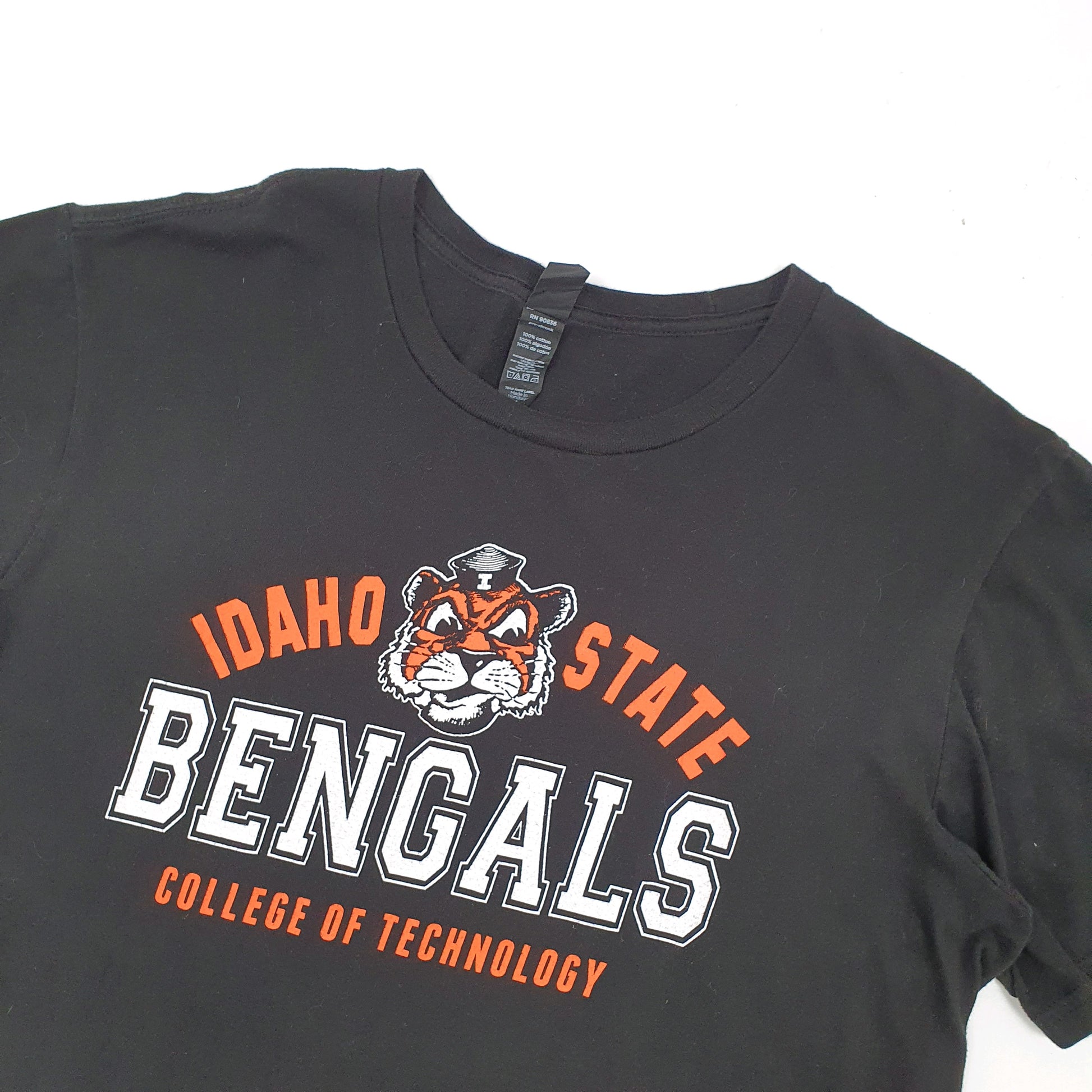District USA College Idaho State Bengals Short Sleeve T Shirt Black