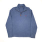 Blue Polo Ralph Lauren Quarter Zip Jumper