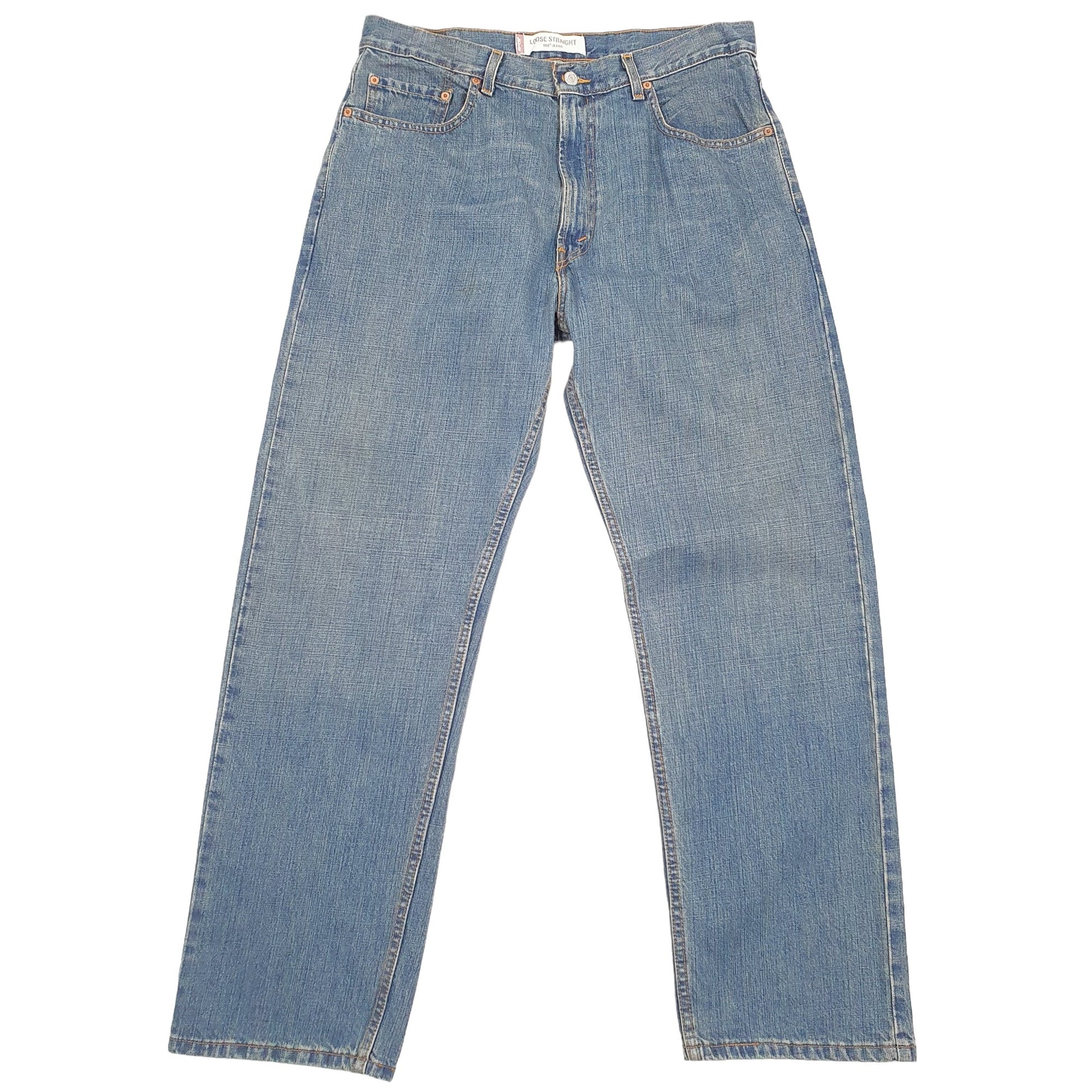 Levis 569 Loose Fit Jeans W34 L33 Blue