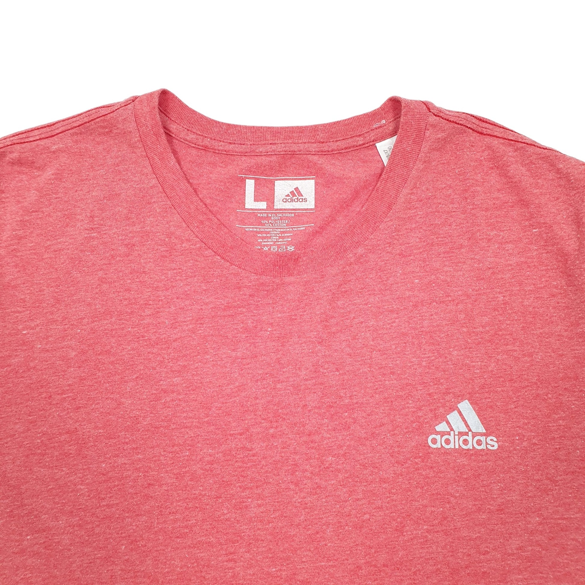 Adidas Short Sleeve T Shirt Red