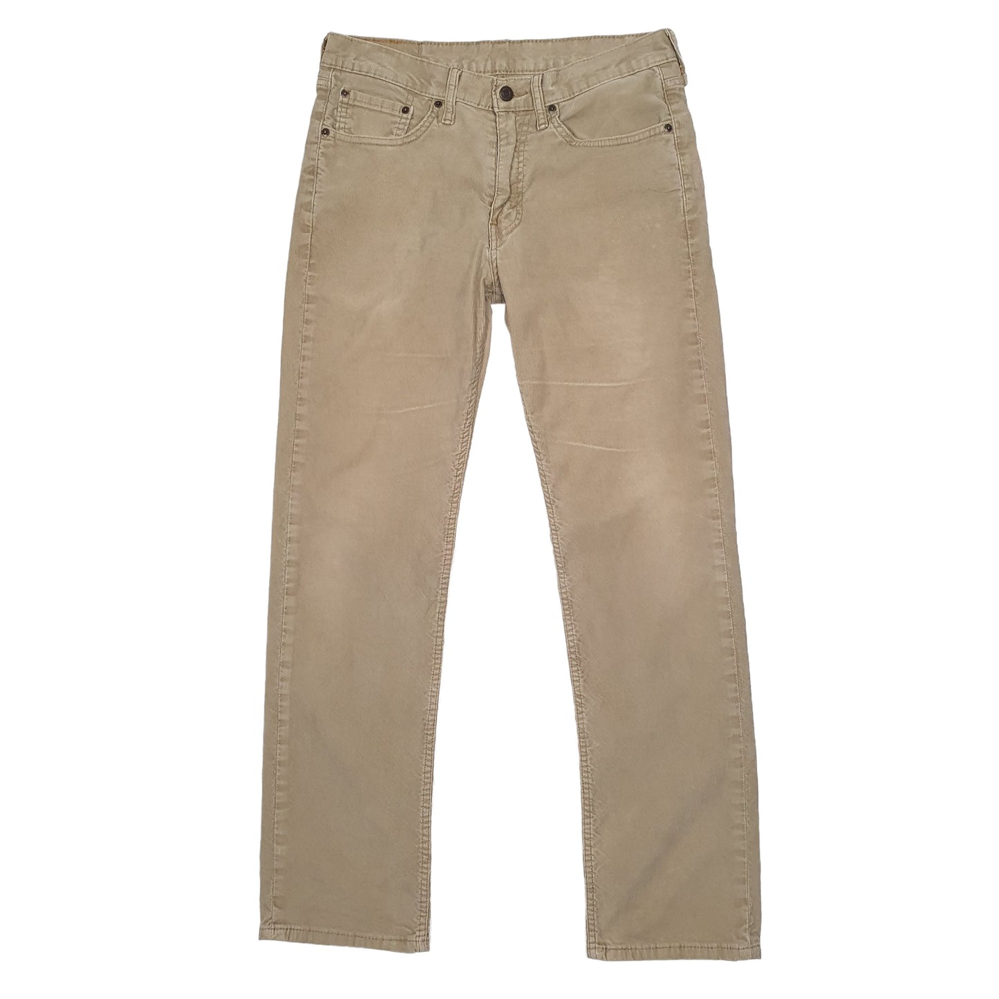 Mens Beige Levis  Corduroy Trousers