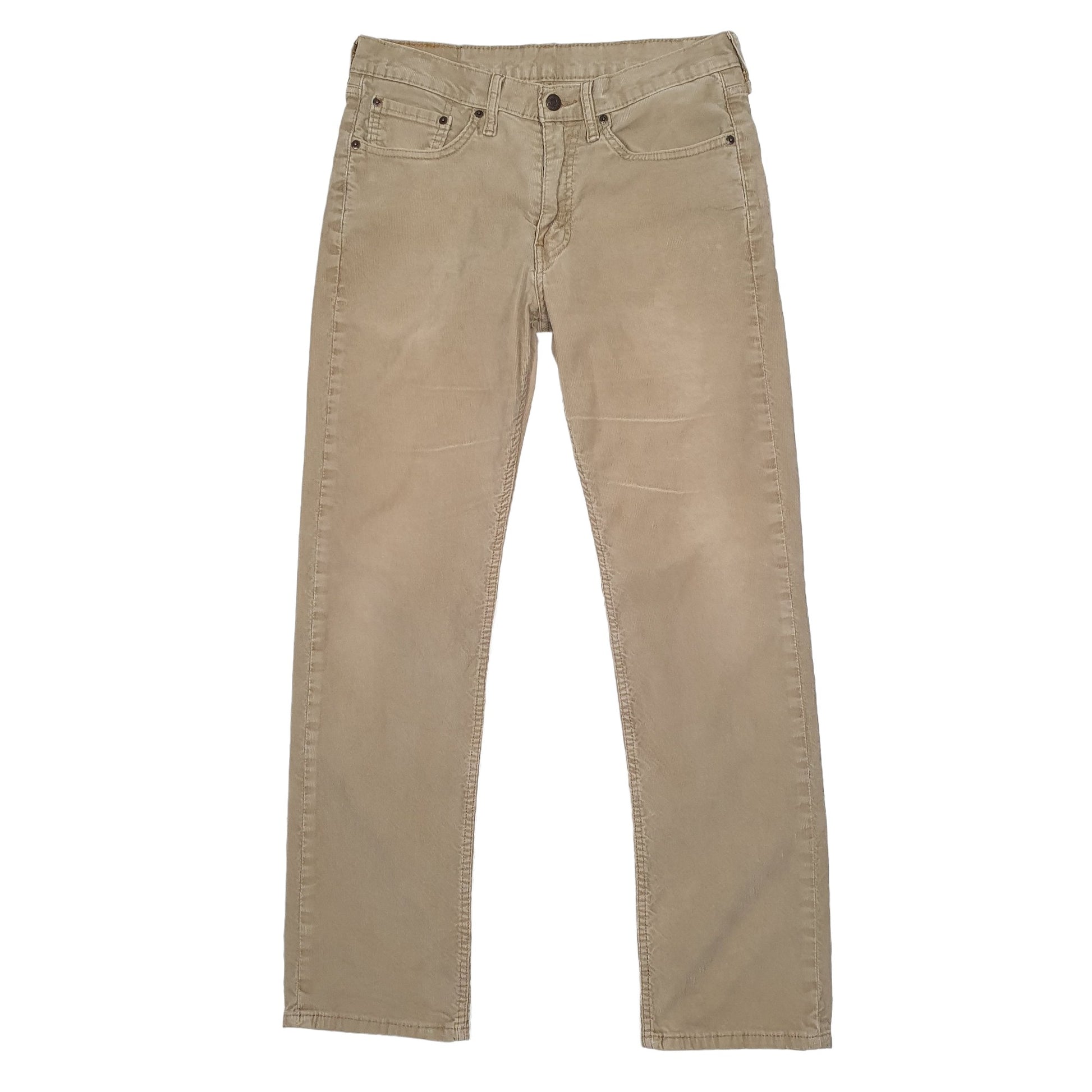 Mens Beige Levis  Corduroy Trousers
