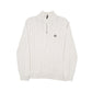 Ralph Lauren Chaps Cable Knit Quarter Zip S Cream