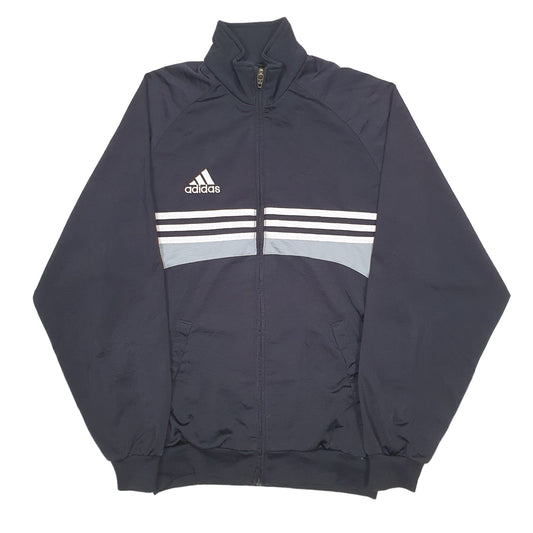 Mens Black Adidas Full zip Jumper