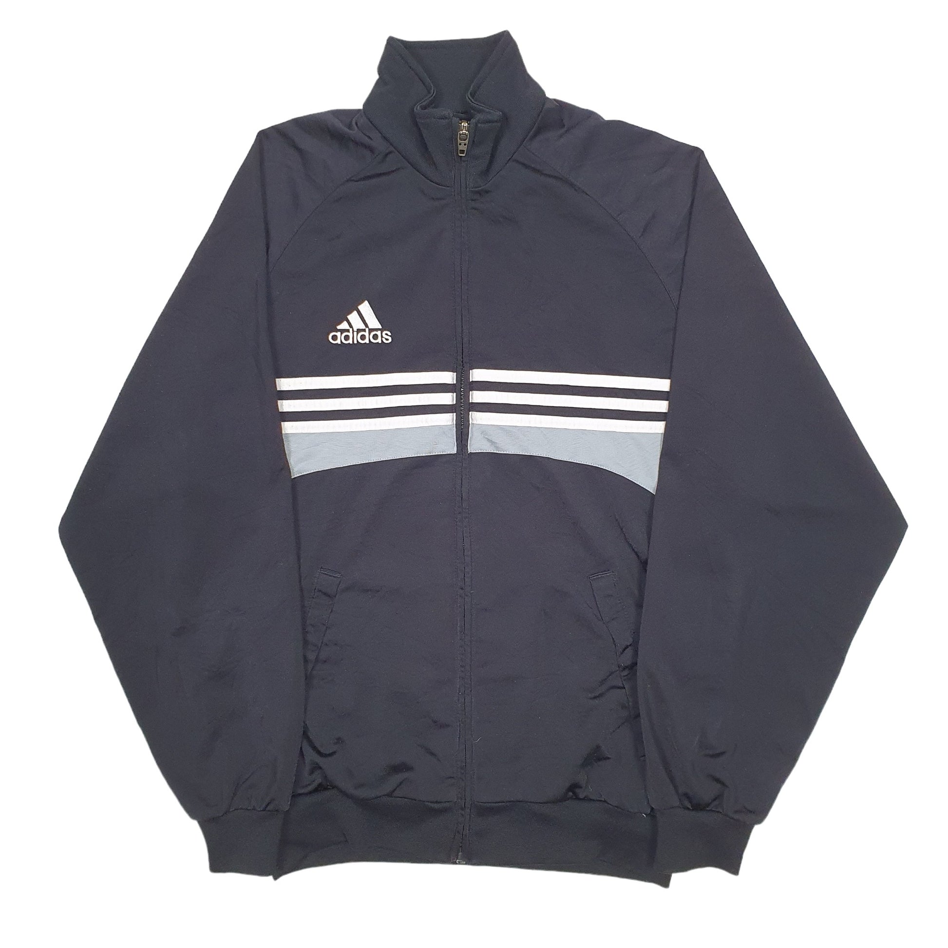 Mens Black Adidas  Full zip Jumper