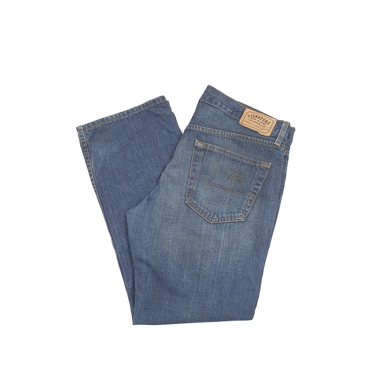 Levis Signature Straight Fit Jeans W34 L29 Blue