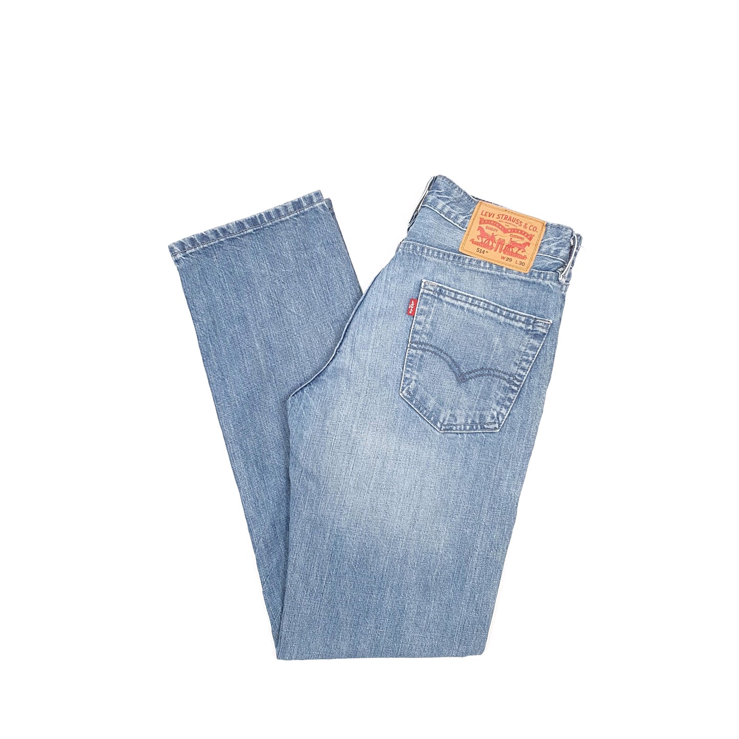 Levis 514 Straight Fit Jeans W29 L30 Blue