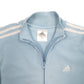 Womens Blue Adidas Track Top Full Zip Jumper