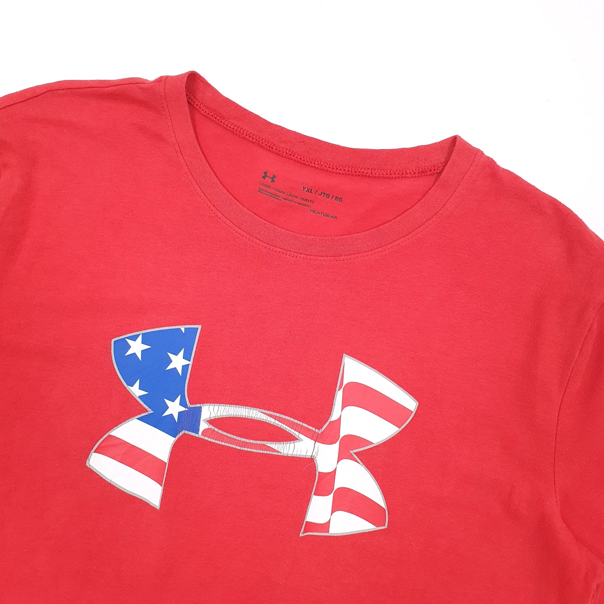 Under Armour Short Sleeve T Shirt Red