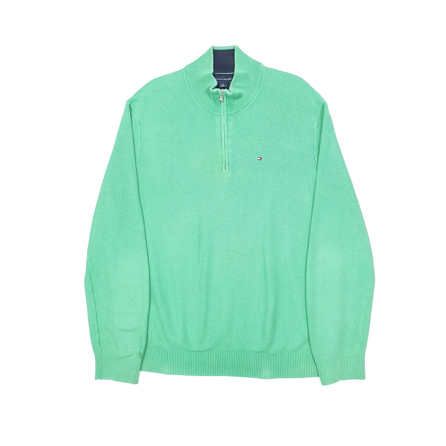 Tommy Hilfiger Quarter Zip XL Green