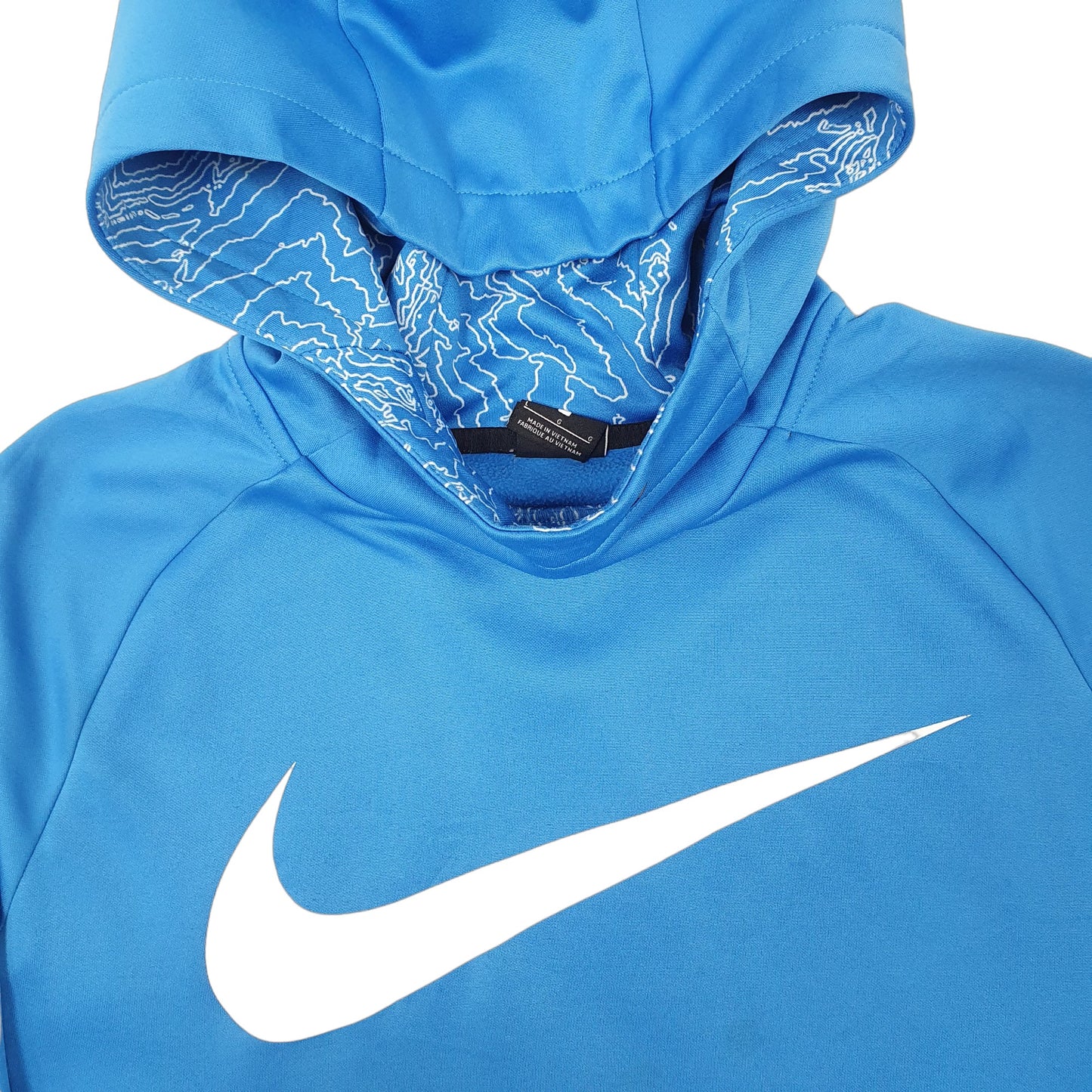 Mens Blue Nike Dri Fit Hoodie Jumper