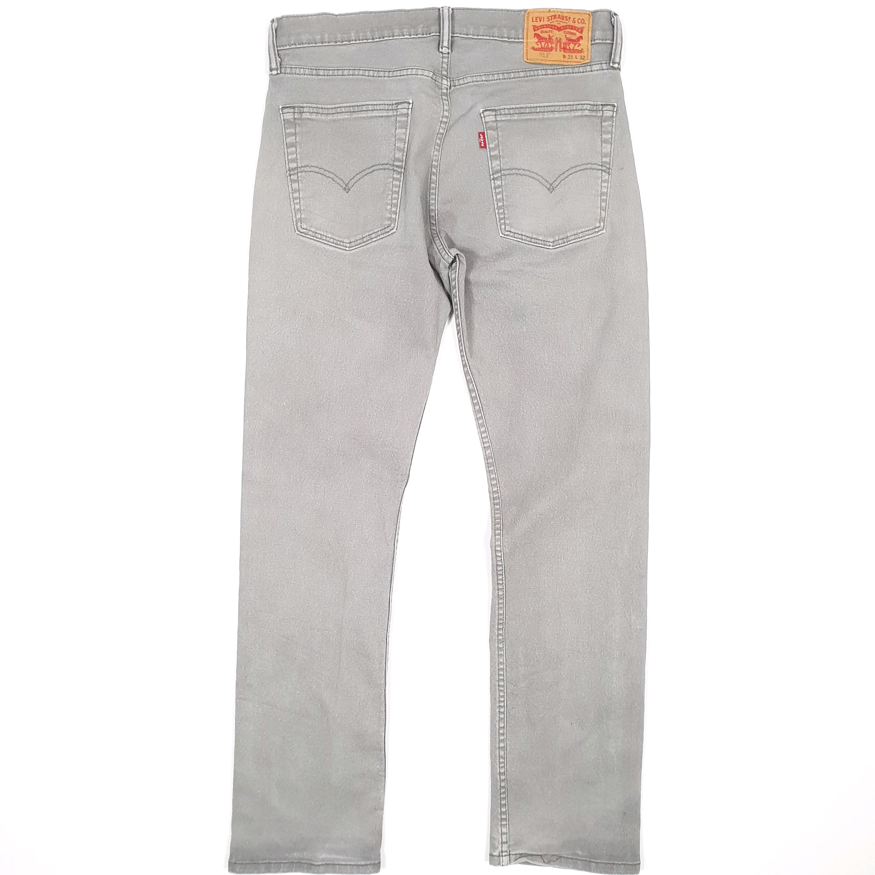 Levi's 513 shop grey jeans